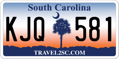 SC license plate KJQ581