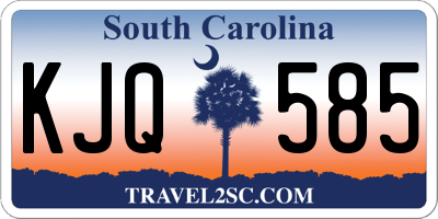 SC license plate KJQ585