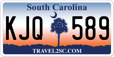 SC license plate KJQ589