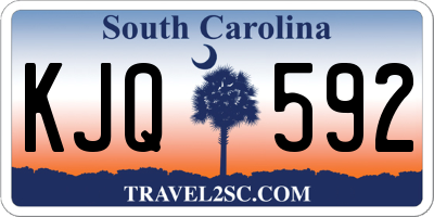 SC license plate KJQ592
