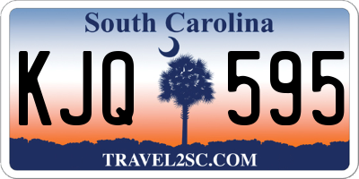 SC license plate KJQ595