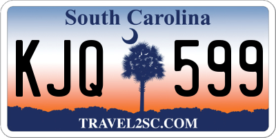 SC license plate KJQ599