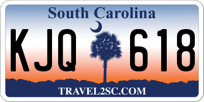 SC license plate KJQ618