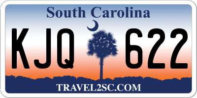 SC license plate KJQ622