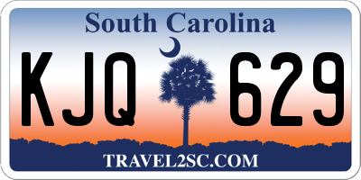 SC license plate KJQ629