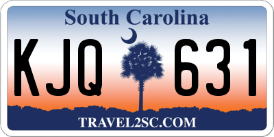 SC license plate KJQ631