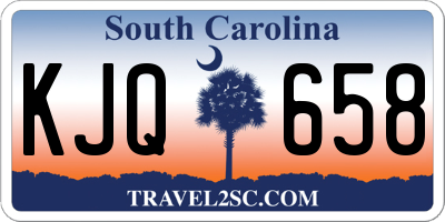 SC license plate KJQ658
