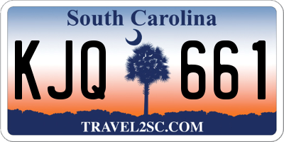 SC license plate KJQ661