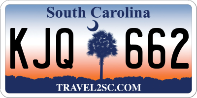 SC license plate KJQ662
