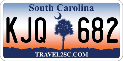 SC license plate KJQ682