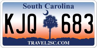 SC license plate KJQ683