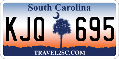 SC license plate KJQ695