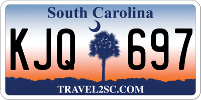 SC license plate KJQ697