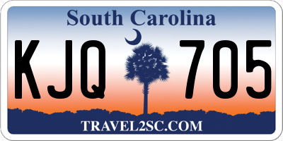 SC license plate KJQ705