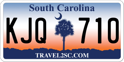 SC license plate KJQ710