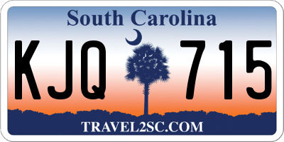 SC license plate KJQ715