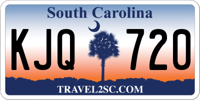 SC license plate KJQ720
