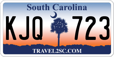 SC license plate KJQ723