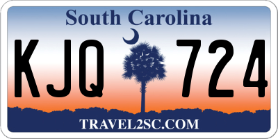 SC license plate KJQ724