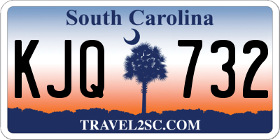 SC license plate KJQ732