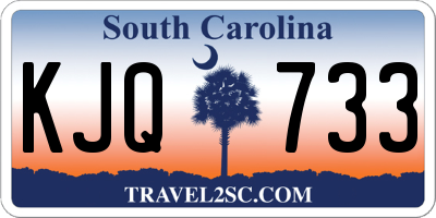 SC license plate KJQ733