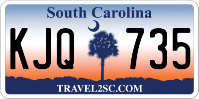SC license plate KJQ735