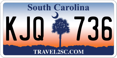 SC license plate KJQ736