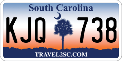 SC license plate KJQ738