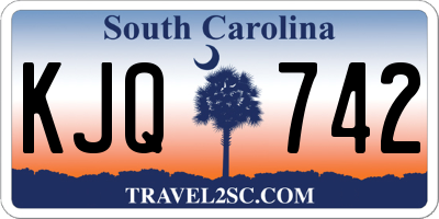SC license plate KJQ742