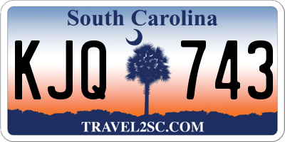SC license plate KJQ743