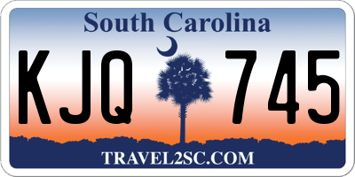 SC license plate KJQ745