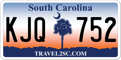 SC license plate KJQ752