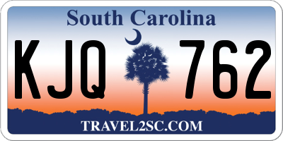 SC license plate KJQ762