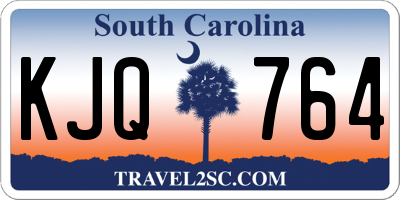 SC license plate KJQ764