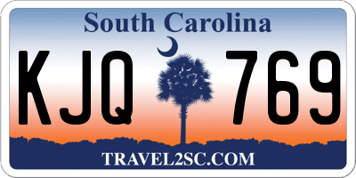 SC license plate KJQ769