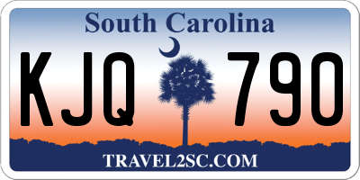 SC license plate KJQ790
