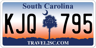 SC license plate KJQ795