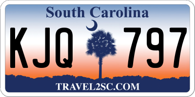 SC license plate KJQ797