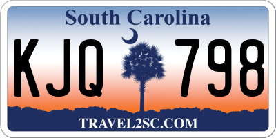 SC license plate KJQ798