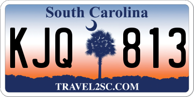 SC license plate KJQ813