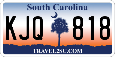 SC license plate KJQ818