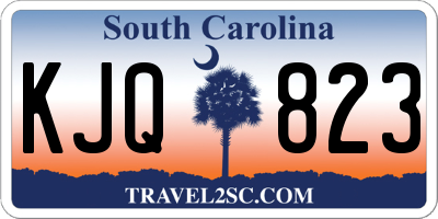 SC license plate KJQ823