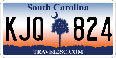SC license plate KJQ824