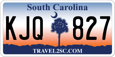 SC license plate KJQ827