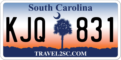 SC license plate KJQ831