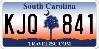 SC license plate KJQ841