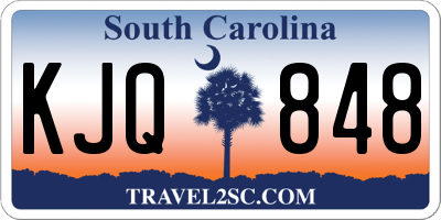 SC license plate KJQ848