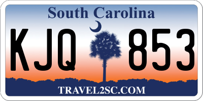SC license plate KJQ853