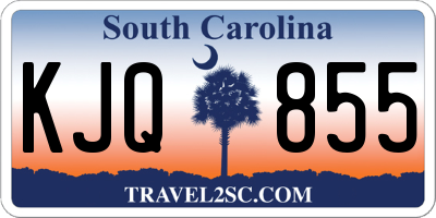 SC license plate KJQ855