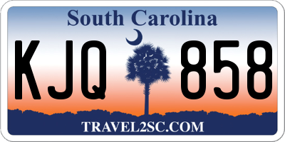 SC license plate KJQ858